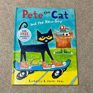 Pete the Cat and the New Guy - hardcover book